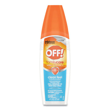 OFF!® Familycare Clean Feel Spray Insect Repellent, 6 Oz Spray Bottle, 12-carton freeshipping - TVN Wholesale